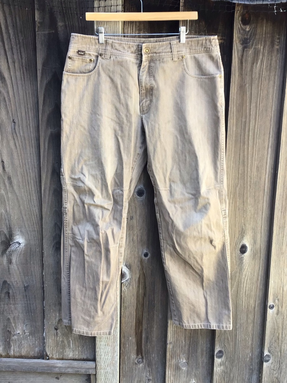 Kuhl Vintage Patina Carpenter Corduroy Pants Mens 36x30 Brown Outdoor Utility